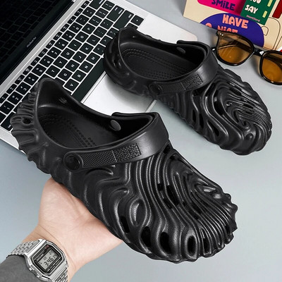 High Quality Summer Couple`s Sandals Eva Personality Designed Outdoor Slippers Men`s Slipper Beach New Casual Garden Slippers
