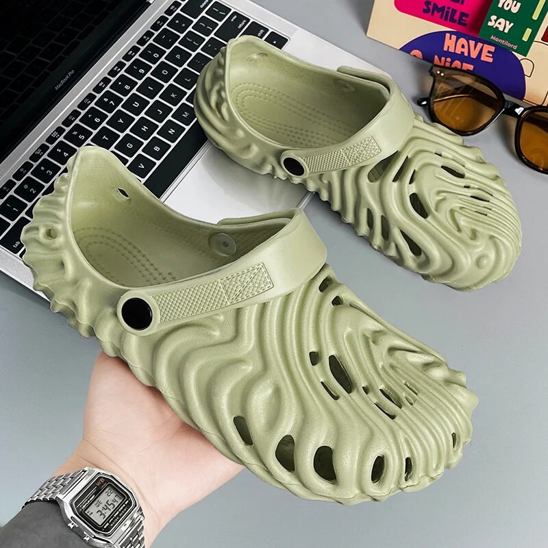 Υψηλής ποιότητας καλοκαιρινά πέδιλα για ζευγάρια Eva Personality Designed Outdoor Slippers Ανδρικά Slipper Beach Νέες καθημερινές παντόφλες κήπου