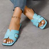 Καλοκαιρινές παντόφλες Γυναικείες Flat Luxury Outdoor Beach Flip Flops Γυναικεία σανδάλια Trend Design Slides Παπούτσια για γυναίκες