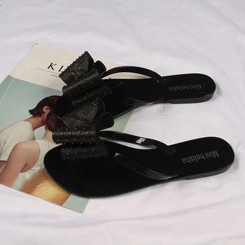 2023 Летни дамски обувки Модни цветни диамантени плажни дамски джапанки Плажни сандали