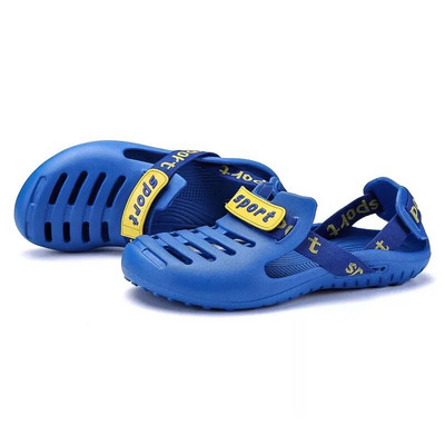 Vasaras modes sandales vīriešiem āra sietveida pludmales elpojošas vīriešu apavi ar caurumu, valkāt ikdienas pludmales čības, liels izmērs 39-44