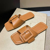 Vasaras čības ar plakanu dibenu sievietēm, kas valkā sandales, lielas, lielas pludmales apavi sievietēm Tīkla čības Luksusa sandales