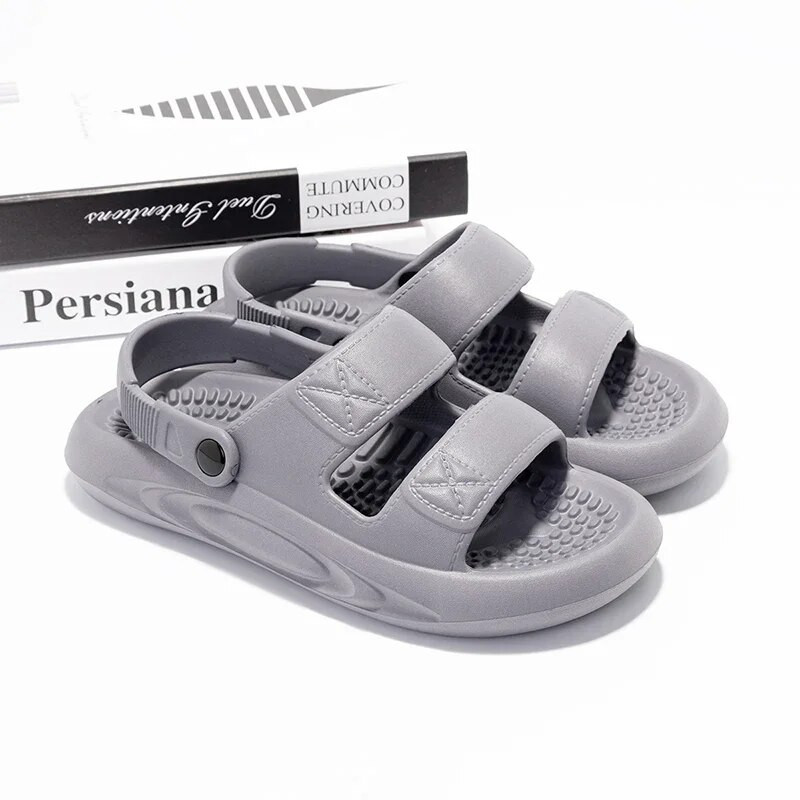 Kültéri férfi szandálok Breath könnyű papucsok kerti cipők klumpák pár strand alkalmi cipők csúszásmentes fürdőszobai papucsok beltéri papucsok