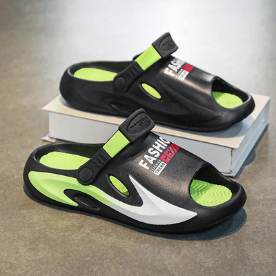 Summer Men`s Bathroom Sandals Casual Shoes Platform Soft Wear-resistant Sandal for Men Outdoor Beach Flip-flop Explosive Style