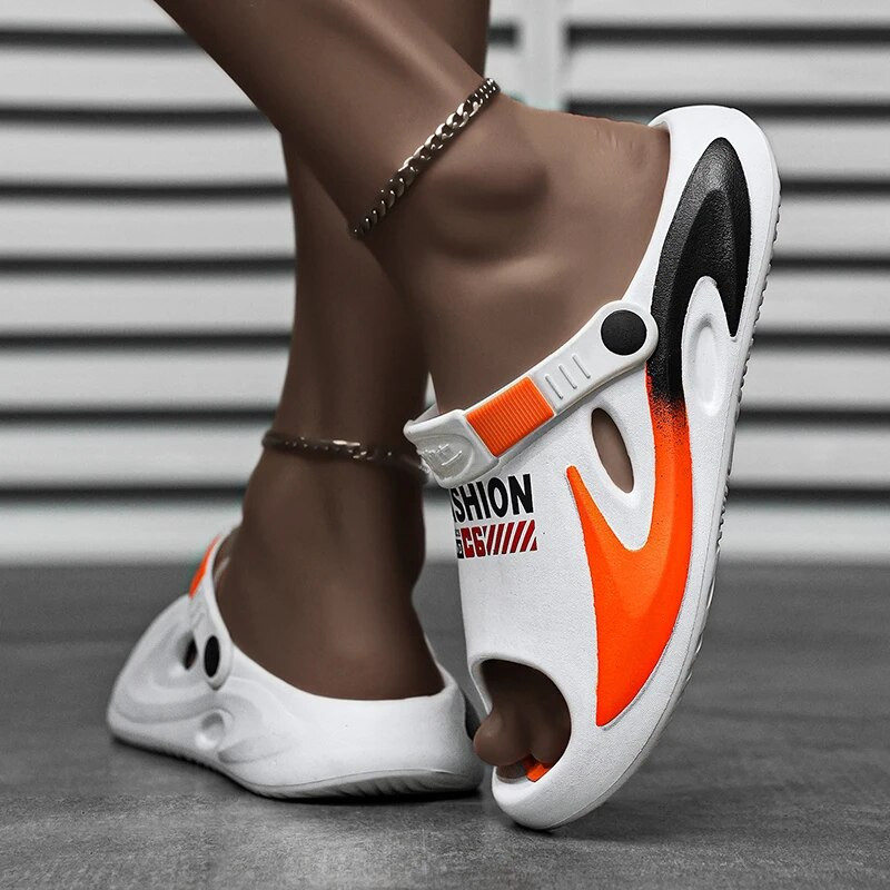 Vasaras vīriešu vannas istabas sandales ikdienas apavi Platforma, mīkstas, nodilumizturīgas vīriešu sandales āra pludmales flip-flop sprādzienbīstams stils