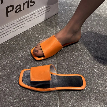 Дамски чехли с плоска подметка Лятна мода 2023 Летни сандали Нова марка Causal Плажни пързалки Дамски джапанки Zapatillas Mujer