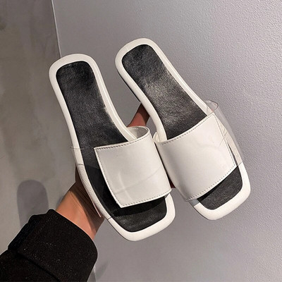 Slingback Flats Női papucsok Nyári divat 2023 Nyári Szandálok Új márka Causal Strandcsúszdák Női Flip-flop Zapatillas Mujer