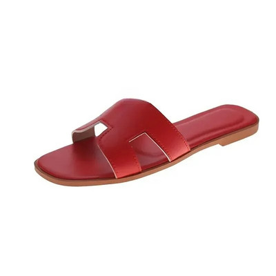 Női nyári, lapos alsó divatos felsőruházat, 2023, új szandálok koreai kiadás, tengerparti turizmus cipők papucsok