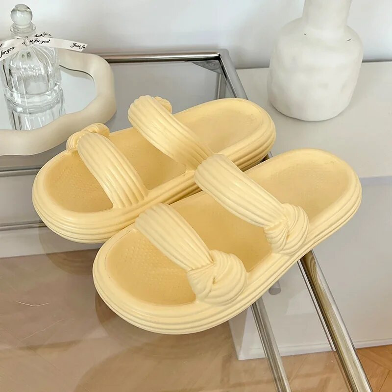 Sieviešu čības 2024. g. vasara, jauna mode, neslīdoši pludmales āra sandales Sieviešu masīvi atvērti pirksti mājas iekštelpu apavi