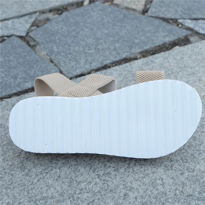 Sieviešu modes tendence, pretslīdēšana, nodilumizturīga, ērta krāsu bloķējoša mīksta zole, cieta elastīga lente, iekštelpās un ārā