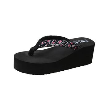 Дамски обувки с чехли Плажни сандали Сандали Етнически женски плоски джапанки в бохемски стил Node Flops Дамски чехли Slide Zapatos Mujer