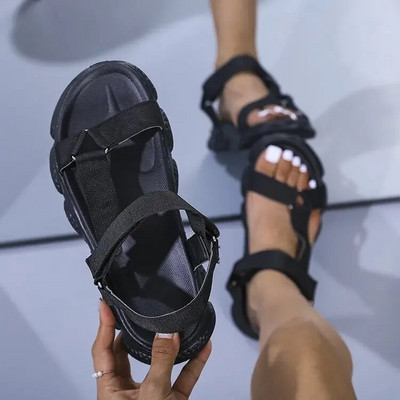 Σχεδιαστές Σανδάλια Γυναικεία Πολύχρωμα Casual Παπούτσια Γυναικεία Flat Dropship Άνετα σανδάλια Γυναικεία Sandalias De Mujer Μέγεθος 35-43