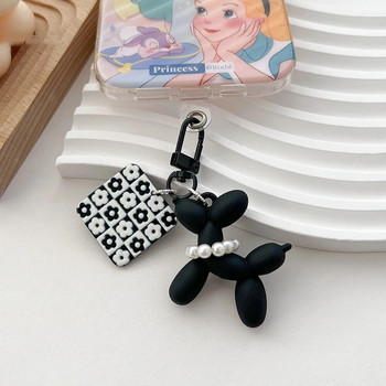 Μόδα μπαλόνι σκύλου Μπρελόκ Ακρυλικό καουτσούκ 3D Exquisite Μπρελόκ Κρεμαστό Κρεμαστό Κρεμαστό Κρεμαστό Κινούμενα Σχέδια Μπρελόκ για Γυναίκες Παιδιά