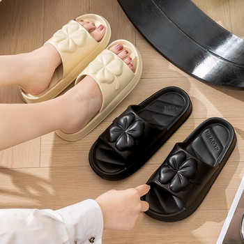 2024 Нови летни чехли за двойка Неплъзгащи се меки пързалки Гъвкави удобни сандали Мъжки Дамски Ежедневни обувки Дамски домашни джапанки