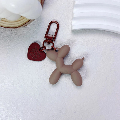 Χαριτωμένα ακρυλικά μπρελόκ με μπαλόνι για σκύλους για γυναίκες Y2k Τσάντα Κρεμαστό Ζευγάρι Μπρελόκ αυτοκινήτου Δώρο κοσμήματα Αξεσουάρ διακόσμησης