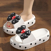 Vasaras pludmales biezas zoles Eva čības sievietēm biezas platformas loks iekštelpām mājas slidkalniņi sievietēm vieglas, neslīdošas vannas čības