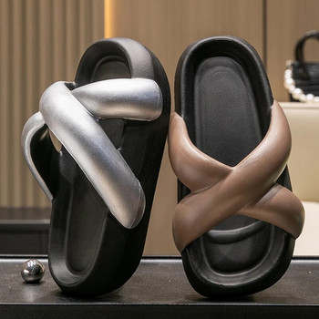Νέο Fashion Cross Design Summer\'s Home παπούτσια Cozy Slides Lithe Outdoors Παντελόνια Σανδάλια Γυναικείες Παντόφλες Σαγιονάρες