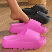 Jauns modes bikses vienkrāsains vasaras sieviešu mājas apavi omulīgi slaidi elastīgi mīkstās bikses sandales sievietēm čības čības