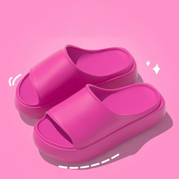 Νέα μόδα Σύντομο μονόχρωμο καλοκαιρινά γυναικεία παπούτσια για το σπίτι Cozy Slides Lithe απαλά παντελόνια σανδάλια για γυναίκες Παντόφλες σαγιονάρες