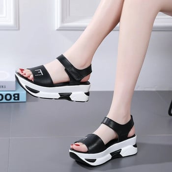 Обувки за жени Сандали 2024 Модни дамски обувки Ежедневни Повишават Удобни дишащи маратонки за ходене Дамски обувки на платформа