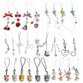 Zemeņu kulons atslēgu piekariņš Salds atslēgu piekariņš mugursomas rotājums ķiršu tauriņš atslēgu turētājs sieviešu meitenes rotaslietas ornaments