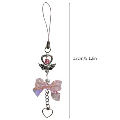 Zemeņu kulons atslēgu piekariņš Salds atslēgu piekariņš mugursomas rotājums ķiršu tauriņš atslēgu turētājs sieviešu meitenes rotaslietas ornaments