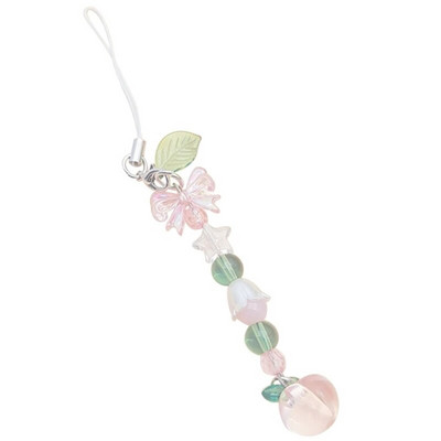 Zemeņu kulons atslēgu piekariņš Salds atslēgu piekariņš mugursomas rotājums ķiršu tauriņš atslēgu turētājs sieviešu meitenes rotaslietas ornaments