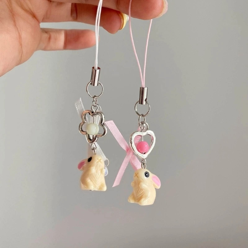 Zemeņu kulons atslēgu piekariņš Salds atslēgu piekariņš mugursomas rotājums ķiršu tauriņš atslēgu turētājs sieviešu meitenes rotaslietas ornaments