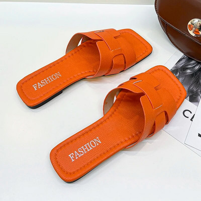 Γυναικεία παπούτσια σε έκπτωση 2024 New Fashion Leopard Print Γυναικείες παντόφλες Καλοκαιρινή casual Flat outdoor παπούτσια Γυναικεία Zapatos