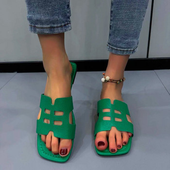 Καλοκαιρινές παντόφλες πολυτελείας Γυναικεία ίσια πέδιλα σχεδιαστών Γυναικεία παπούτσια για περπάτημα εξωτερικού χώρου Γυναικεία παπούτσια συν μεγέθη