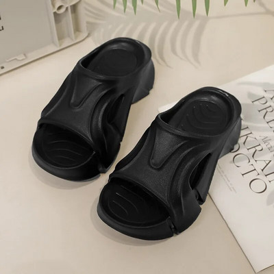 Summer Beach Wedge Platform Eva Slippers Γυναικείες Χονδρή Πλατφόρμα Εσωτερικές Διαφάνειες Σπίτι Γυναικεία ελαφριές αντιολισθητικές σαγιονάρες μπάνιου