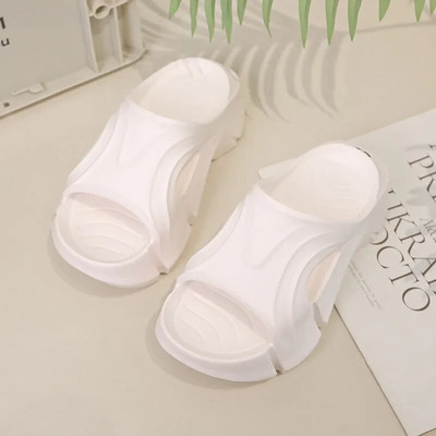Summer Beach Wedge Platform Eva Slippers Γυναικείες Χονδρή Πλατφόρμα Εσωτερικές Διαφάνειες Σπίτι Γυναικεία ελαφριές αντιολισθητικές σαγιονάρες μπάνιου