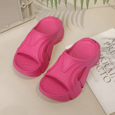 Summer Beach Wedge Platform Eva Slippers Γυναικείες Χονδρή Πλατφόρμα Εσωτερικές Διαφάνειες Σπίτι Γυναικεία ελαφριές αντιολισθητικές σαγιονάρες μπάνιου