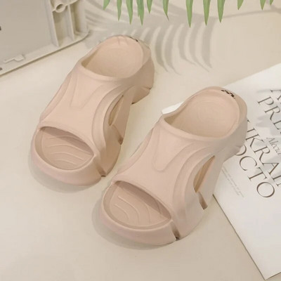Summer Beach Wedge Platform Eva Slippers Γυναικείες Χονδρή Πλατφόρμα Εσωτερικές Διαφάνειες Σπίτι Γυναικεία ελαφριές αντιολισθητικές σαγιονάρες μπάνιου