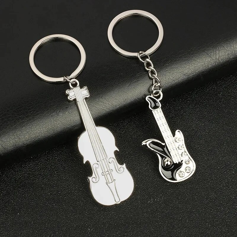 Harajuku Y2k Κιθάρα Love Heart Star μπρελόκ για γυναίκες Γλυκό Cool trend Μόδα κρεμαστό κόσμημα Vintage αισθητική τσάντα γούρι αξεσουάρ