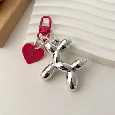 Cool Acrylic Cartoon Balloon Dog keychains Cute Y2k Bag Charms Μπρελόκ αυτοκινήτου Κοσμήματα Δώρο ζευγάρι για γυναίκες κορίτσια