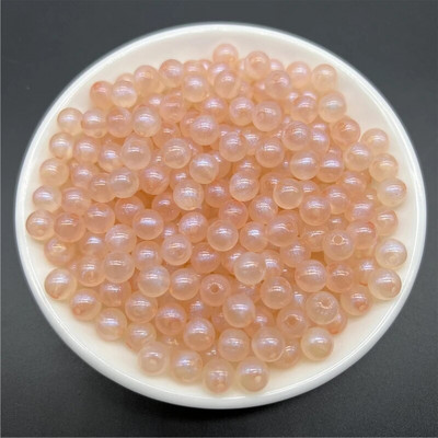 6mm 8mm 10mm akrila starplikas krelles Nāras apaļas formas krelles rotaslietu izgatavošanai DIY piekariņi Rokassprādzes Kaklarotas aksesuāri