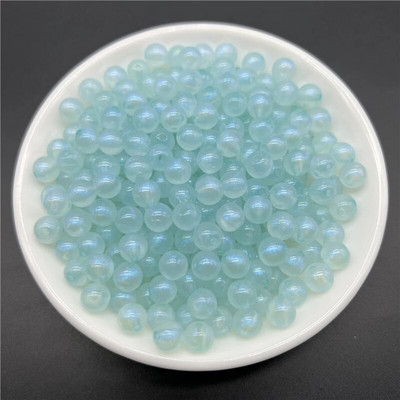 6mm 8mm 10mm akrila starplikas krelles Nāras apaļas formas krelles rotaslietu izgatavošanai DIY piekariņi Rokassprādzes Kaklarotas aksesuāri