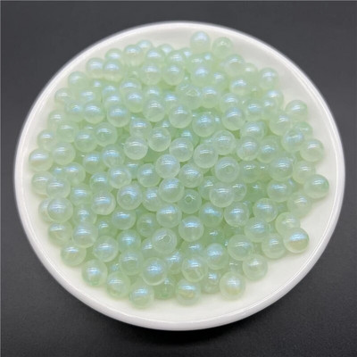 6mm 8mm 10mm akrila starplikas krelles Nāras apaļas formas krelles rotaslietu izgatavošanai DIY piekariņi Rokassprādzes Kaklarotas aksesuāri