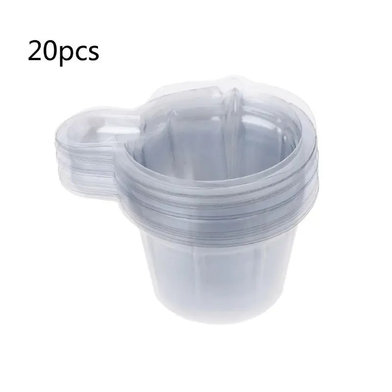 20-100Pcs 40ML Πλαστικά κύπελλα μιας χρήσης Dispenser Κιτ καλουπιού ρητίνης σιλικόνης για DIY Εργαλεία Κατασκευής Κοσμημάτων από Εποξική Ρητίνη Αξεσουάρ