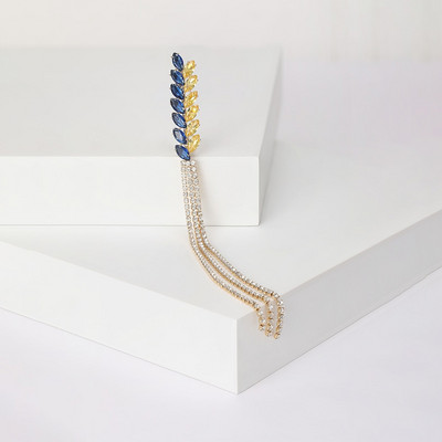 Dmari Luksusa Sieviešu sakta Rhinestone Garš pavediens Pušķis Atloka piespraudes Kviešu ausu Aksesuāri Rotaslietas Sieviešu Apģērbs