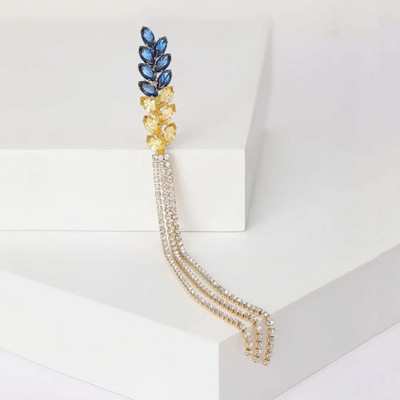 Dmari Luksusa Sieviešu sakta Rhinestone Garš pavediens Pušķis Atloka piespraudes Kviešu ausu Aksesuāri Rotaslietas Sieviešu Apģērbs