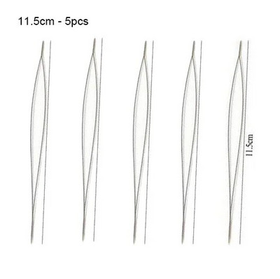 5/6kom Otvorene igle za perle Igle Zakrivljene igle Perle Narukvica Ogrlica DIY Alati za izradu nakita Ručno izrađena igla za uvlačenje konca