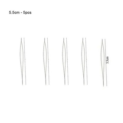 5/6kom Otvorene igle za perle Igle Zakrivljene igle Perle Narukvica Ogrlica DIY Alati za izradu nakita Ručno izrađena igla za uvlačenje konca