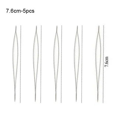 5/6kom Otvorene igle za perle Igle Zakrivljene igle Perle Narukvica Ogrlica DIY Alati za izradu nakita Ručno izrađena igla za uvlačenje konca