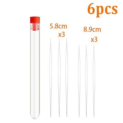 5/6kom Otvorene igle za perle Igle Zakrivljene igle Perle Narukvica Ogrlica DIY Alati za izradu nakita Ručno izrađena igla za uvlačenje konca