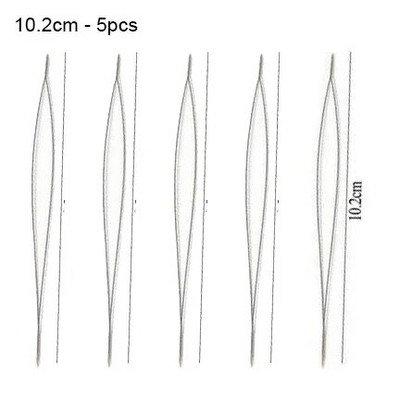 5/6kom Otvorene igle za perle Igle Zakrivljene igle Perle Narukvica Ogrlica DIY Alati za izradu nakita Ručno izrađena igla za uvlačenje konca