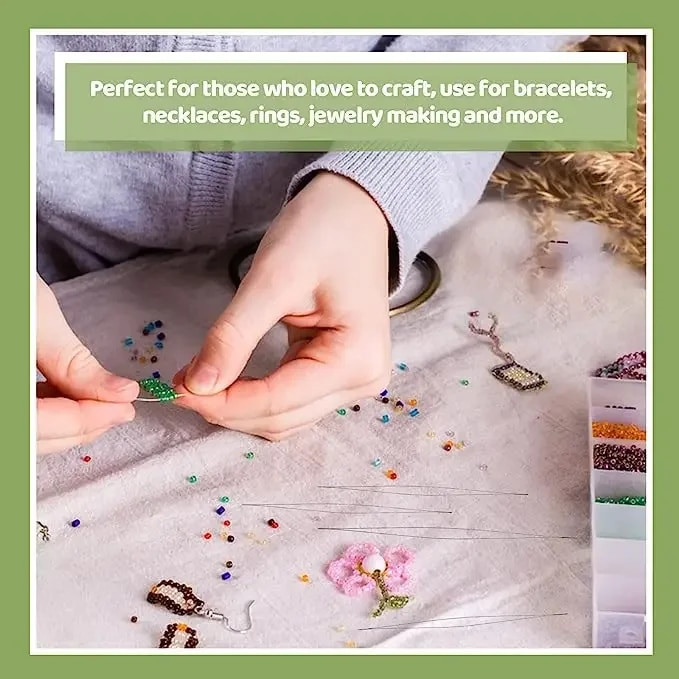 5/6kom Otvorene igle za perle Igle Zakrivljene igle Perle Narukvica Ogrlica DIY Alati za izradu nakita Ručno izrađena igla za uvlačenje konca