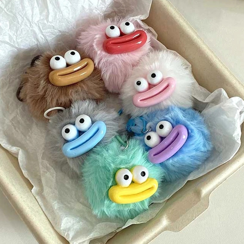 Desas Mute Matu Bumba Atslēgu piekariņš Smieklīgs Plīša Lelles Kulons Atslēgu piekariņš Piekariņi Mugursoma Automašīnas Dekorēšanas Soma Aksesuāri