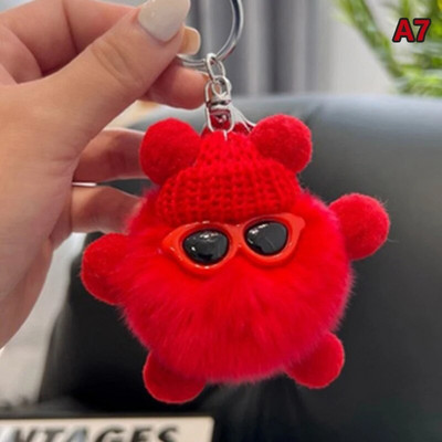 Μίνι Ρεξ Κουνέλι Μπρελόκ Χνουδωτά Μπρελόκ Μπρελόκ Pom Pom Μπρελόκ